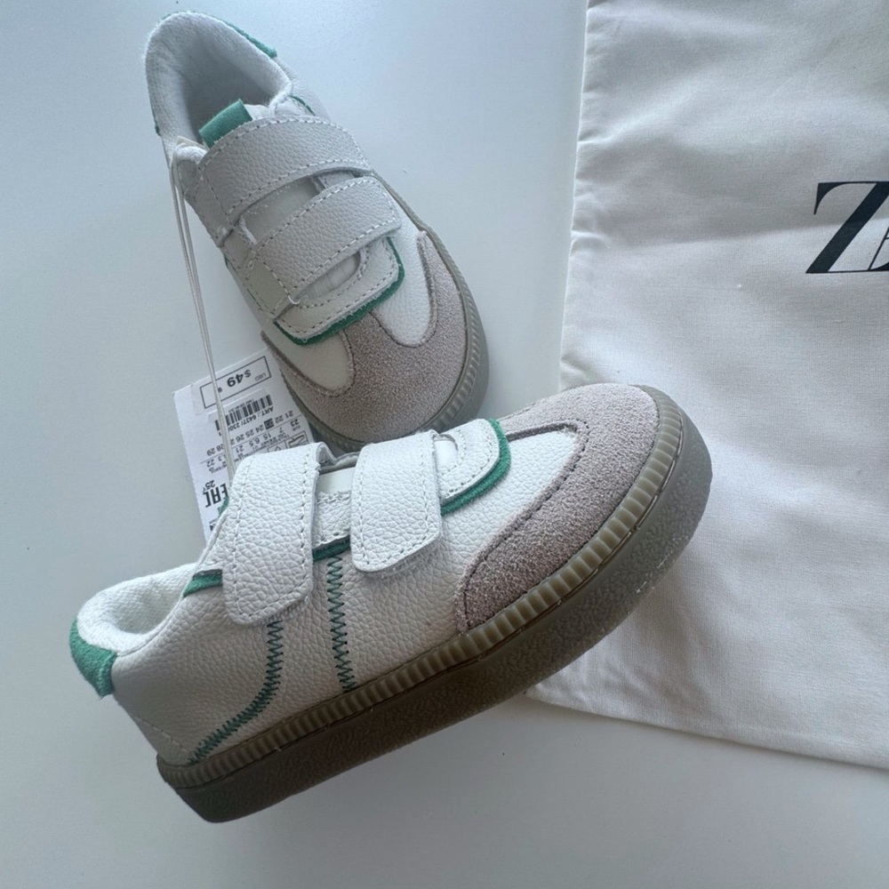 ZARA BABY LEATHER SNEAKERS